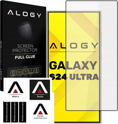 Alogy Szkło Hartowane Do Etui Full Glue Cf Klejone Samsung Galaxy S24 Ultra
