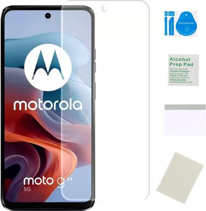 Martech Folia Ochronna Do Motorola Moto G34 Hydrożelowa Na Ekran Szkło Nie Pęka Tpu