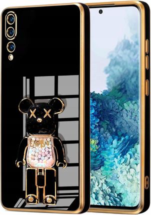 Itel Etui Glamour Do Huawei P20 Pro Bear Uchwyt Podstawka Miś 6D Silikon Szkło