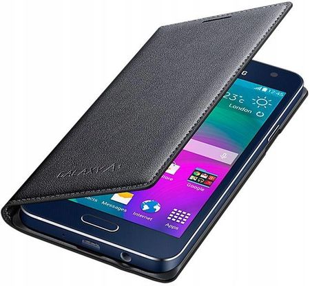 Samsung Oryginalne Etui Z Klapką Do Galaxy A3 Szary