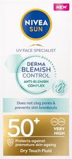 Zdjęcie Nivea Sun Derma Blemish Control Fluid Do Twarzy Spf50+ 40ml - Polanów