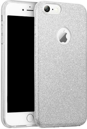 Toptel Etui Case Plecki Nakładka Shining Brokat Do Xiaomi Redmi Note 7 Silver