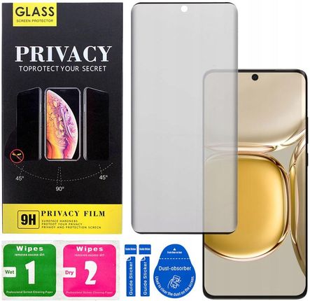 Premium Szkło Privacy 9H Huawei P50 Pro Jad Lx9 Nova 9 Nam 155 X 72 Mm