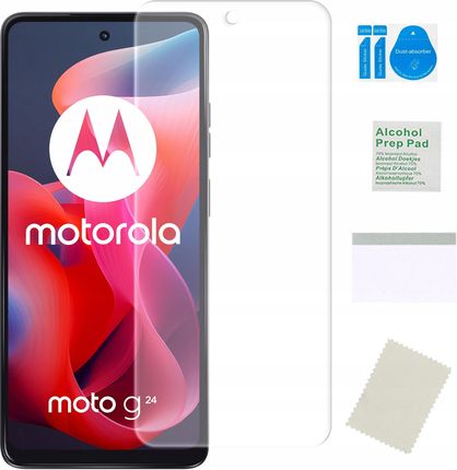 Martech Folia Ochronna Do Motorola Moto G24 Hydrożelowa Na Ekran Szkło Nie Pęka Tpu