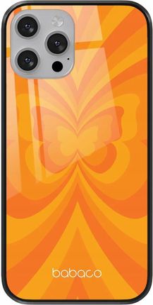 Babaco Etui Do Apple Iphone X Xs Motyle 001 Premium Glass Pomarańczowy