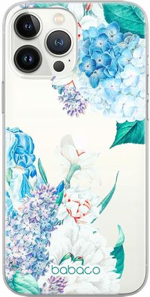 Babaco Etui Do Apple Iphone 14 Plus Kwiaty 027 Nadruk Częściowy Przeźroczys