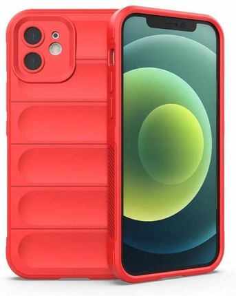 Hurtel Magic Shield Silikonowe Etui Na Iphone 12 6 1" Red