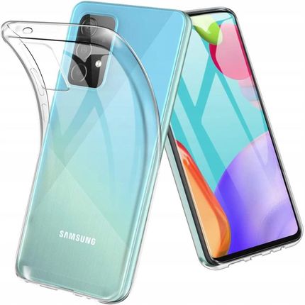 Erbord Etui Do Galaxy A52 5G Silikonowe Clear Case Slim