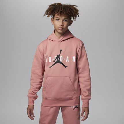 Bluza z kapturem dla dużych dzieci Jordan - Różowy