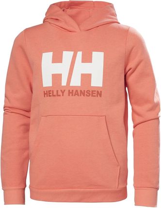 Dziecięca Bluza Helly Hansen JR HH Logo Hoodie 2.0 41677_284 – Pomarańczowy