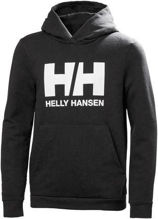 Dziecięca Bluza Helly Hansen JR HH Logo Hoodie 2.0 41677_990 – Czarny