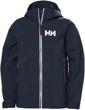 Zdjęcie Dziecięca Kurtka przejściowa Helly Hansen JR Rigging Rain Jacket 41786_597 – Granatowy - Mikołajki