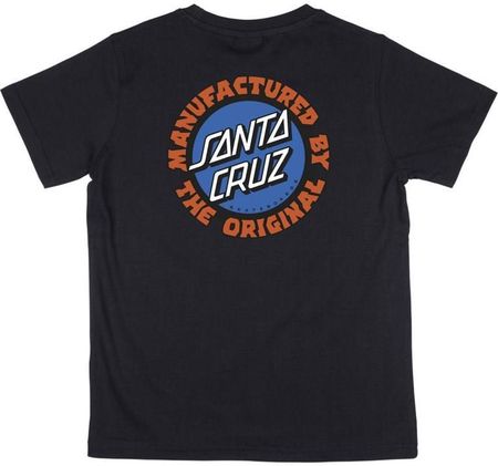 koszulka SANTA CRUZ - Youth Speed MFG Dot T-Shirt Black (BLACK) rozmiar: 10-12