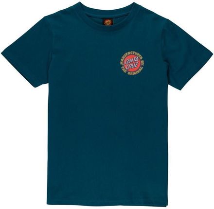 koszulka SANTA CRUZ - Youth Speed MFG Dot T-Shirt Tidal Teal (TIDAL TEAL) rozmiar: 10-12