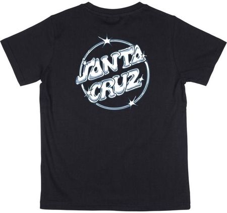 koszulka SANTA CRUZ - Youth Glint Dot T-Shirt Black (BLACK) rozmiar: 10-12
