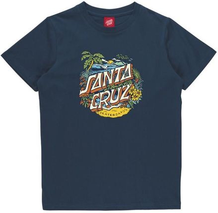 koszulka SANTA CRUZ - Youth Aloha Dot Front T-Shirt Tidal Teal (TIDAL TEAL) rozmiar: 10-12