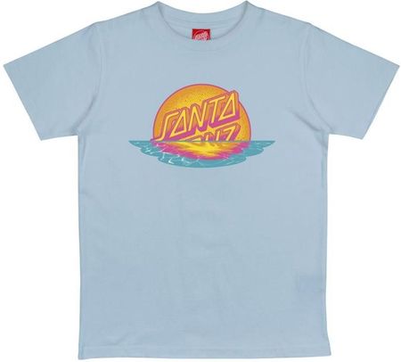 koszulka SANTA CRUZ - Youth Sunrise Dot Front T-Shirt Sky Blue (SKY BLUE) rozmiar: 10-12