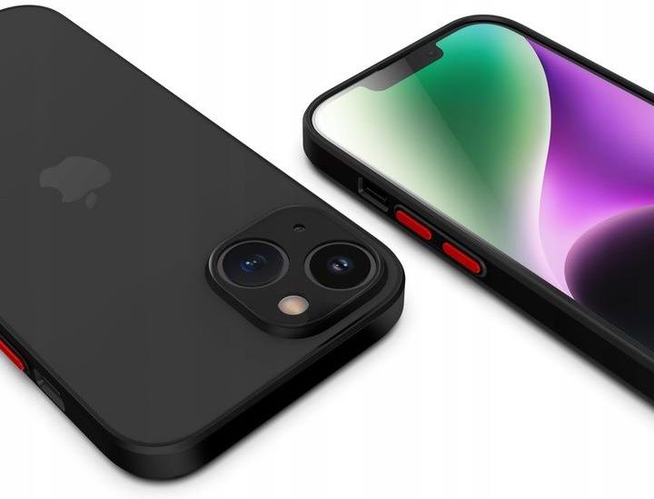 iPhone - mabu Rabbitmob Etui Matowe Ochrona Aparatu Do Iphone 13 Czarny