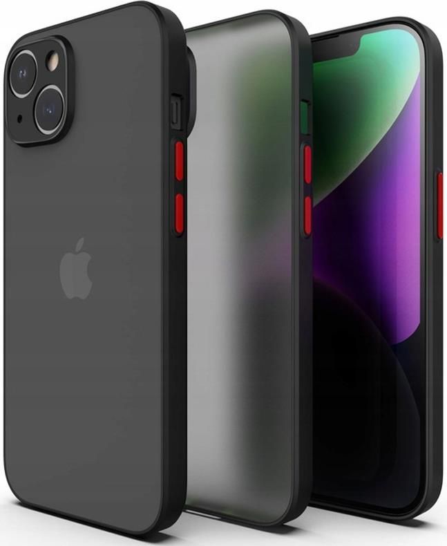 iPhone - mabu Rabbitmob Etui Matowe Ochrona Aparatu Do Iphone 13 Czarny