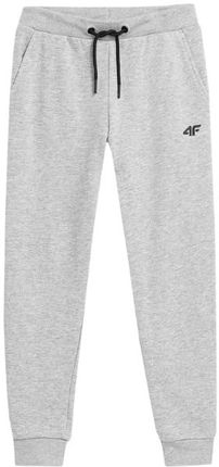 Chłopięce spodnie dresowe joggery 4F TROM131-27M (128)