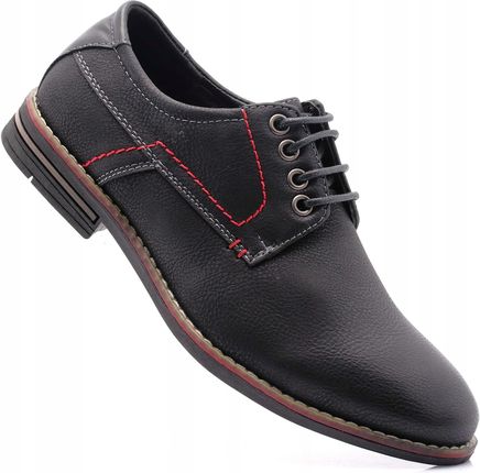 Buty Chłopięce Komunijne Wizytowe Czarne C422 Pantofle 36