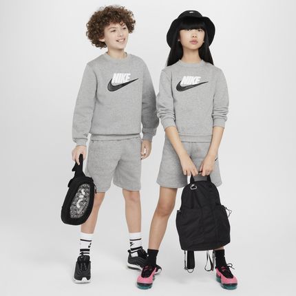 Dres ze spodenkami dla dużych dzieci Nike Sportswear Club Fleece - Szary