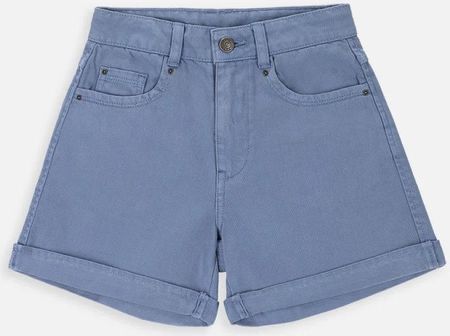 Krótkie spodenki niebieskie jeansowe z kieszeniami