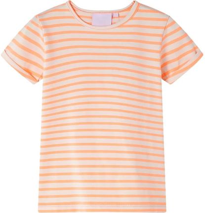 Koszulka dziecięca, neonowy pomarańcz, 116