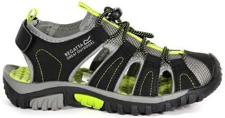 Sandały dziecięce Regatta Westshore Jnr Rozmiar butów (UE): 30 / Kolor: czarny/zielony