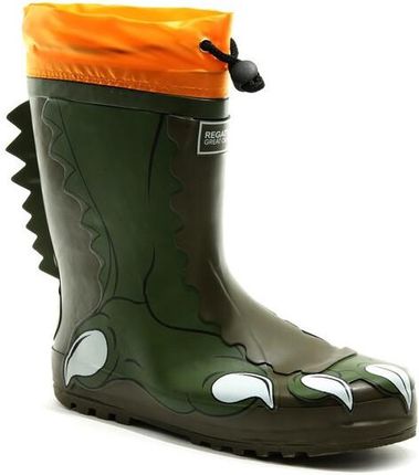 Kalosze dziecięce Regatta Mudplay Jnr Rozmiar butów (UE): 20 / Kolor: zielony/pomarańczowy