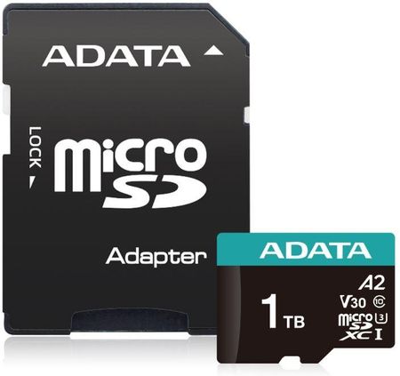 Adata Micro SD PremierPro 1TB UHS1 U3 V30 100/85 MB/s + adapter