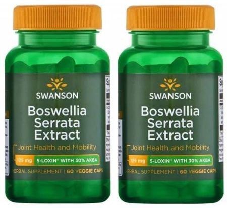 Swanson Zestaw 2X 5-Loxin Boswellia Serrata Extract 60Kaps