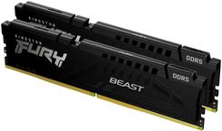 Zdjęcie Pamięć RAM Kingston Fury Beast Black EXPO 64GB [2x32GB 6400MHz DDR5 CL32 DIMM] - Rydułtowy