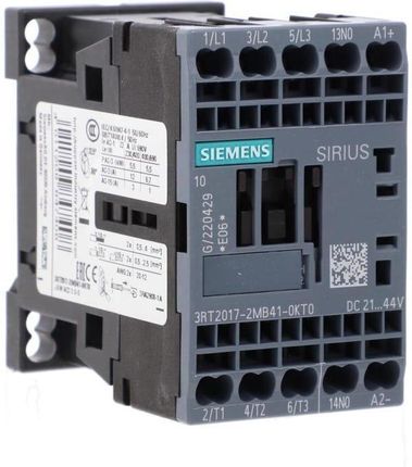 Siemens Stycznik Sprzęgający S00 Ac-3 5,5kW 1Z 3P Przyłącze Sprężynowe 3Rt2017-2Mb41-0Kt0