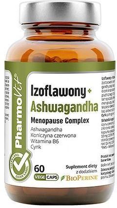 Kapsułki Pharmovit Clean Label Izoflawony + Ashwagandha Menopause Complex 60 szt.