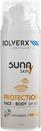 Solverx Sunny Skin Protection Emulsja Do Twarzy I Ciała Z Spf50+ 150ml