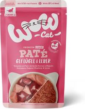 Wow Cat Junior Drób Z Wątróbką Dla Kociąt Saszetka 125G