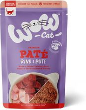 Wow Cat Wołowina Z Indykiem Dla Dorosłych Kotów Saszetka 125G