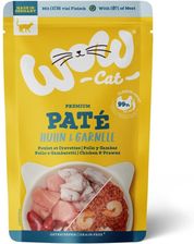 Wow Cat Kurczak Z Krewetkami Dla Dorosłych Kotów Saszetka 125G