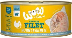 Wow Cat Filety Z Kurczaka Z Krewetkami Dla Kotów 70G