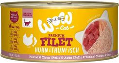 Wow Cat Filety Z Kurczaka I Tuńczyka Dla Kotów 70G