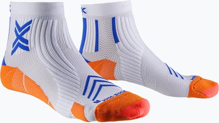 X Socks Skarpety Do Biegania Męskie Run Expert Ankle White Orange Twyce Blue