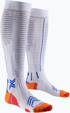 X Socks Skarpety Do Biegania Męskie Run Expert Effektor Otc White Orange Twyce Blue