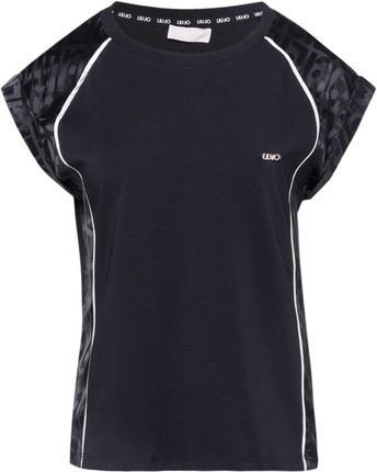 Damska Koszulka z krótkim rękawem Liu JO Ecs T-Shirt S/M Ta4102 Ta4102Js003S9149 – Czarny