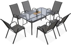 Zdjęcie Zestaw Mebli Ogrodowych Bologna 150/6 Light Grey - Golub-Dobrzyń