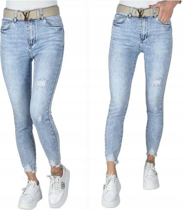 M.sara Spodnie Jeans Z Dziurami Plus Size 36/3XL