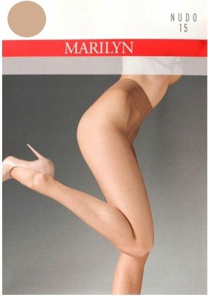 Rajstopy Elastyczne Delikatne Bezuciskowe Marilyn Nudo 15 Den Beżowe 4-L