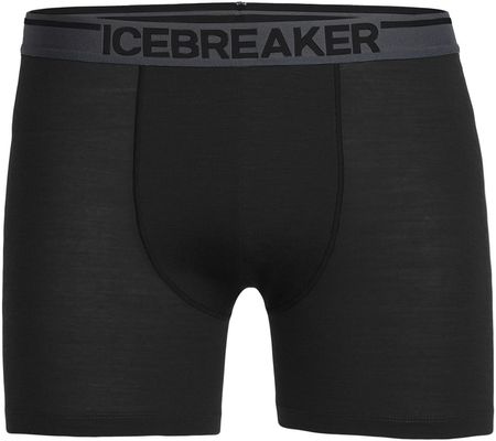 Męskie bokserki Icebreaker Mens Anatomica Boxers Wielkość: L / Kolor: czarny