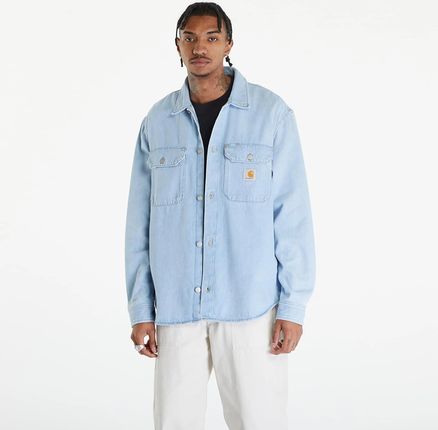 Carhartt WIP Harvey Shirt Jacket UNISEX Blue Stone Bleached