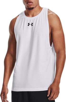 Podkoszulek Under Armour UA BASELINE COTTON TANK-WHT 1361901-100 Rozmiar L